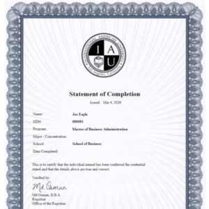 4.23 - Statement of Completion (SOC), USPS in the U.S. with Tracking